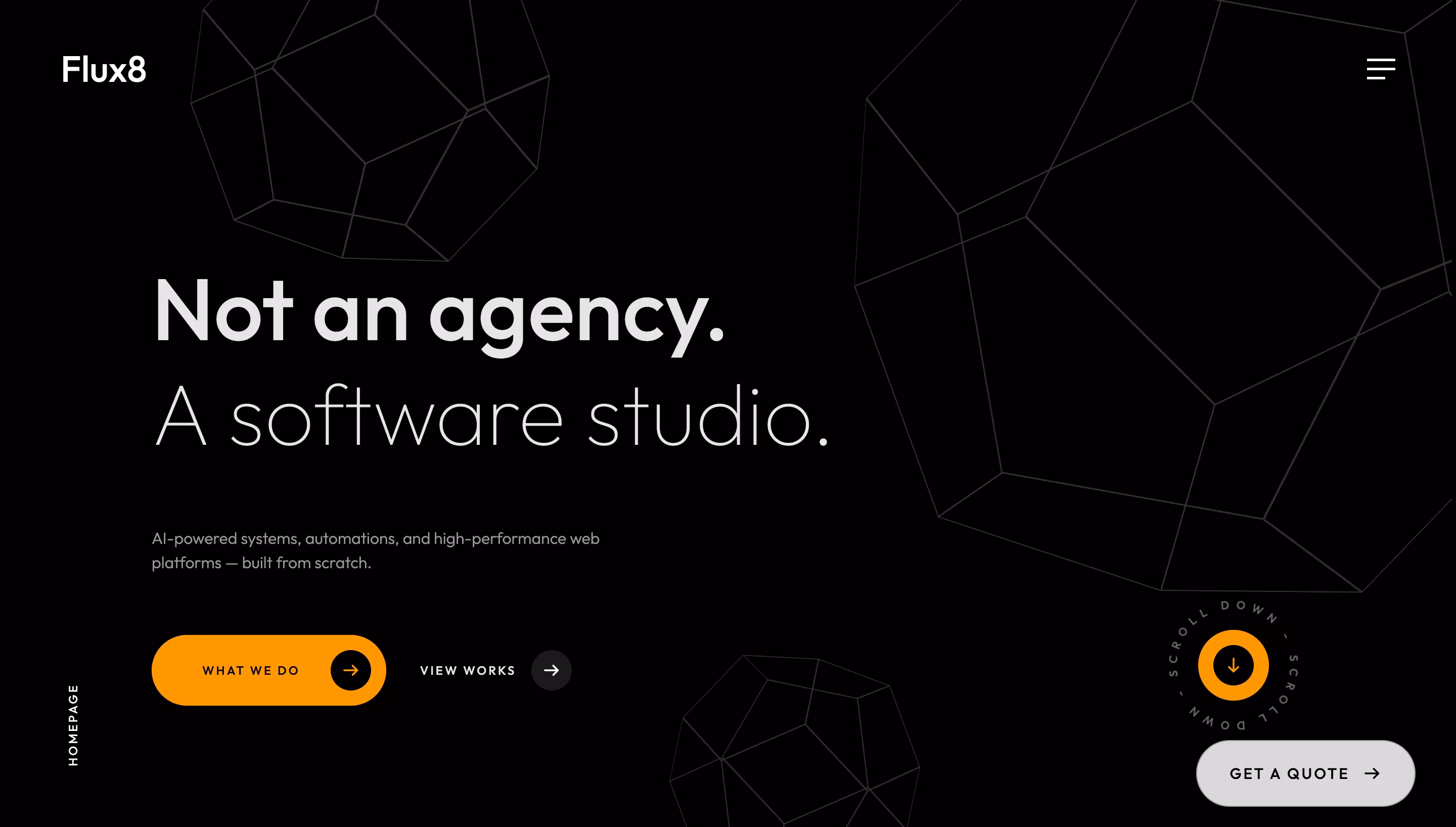 Flux8 Labs website preview